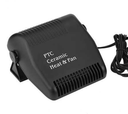 cor do preto de 150w 12v Mini Portable Car Heaters Electric que ativo por muito tempo a vida