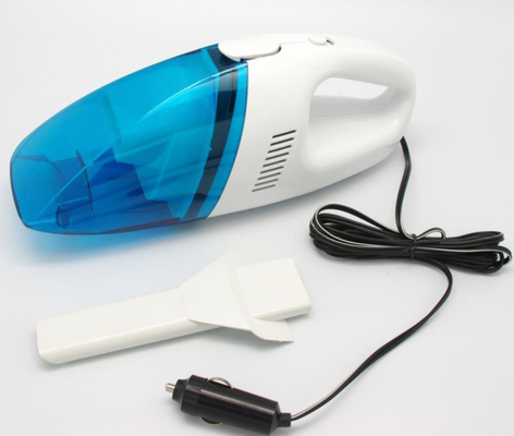 material plástico Handheld portátil de aspirador de p30 do carro da C.C. 12v na cor branca azul