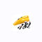 Aspirador de p30 portátil amarelo do carro com o isqueiro 35w do cigarro da C.C. 12v - 60w