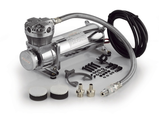 Compressor de suspensão de transporte aéreo offroad durável DC12v aço cromo