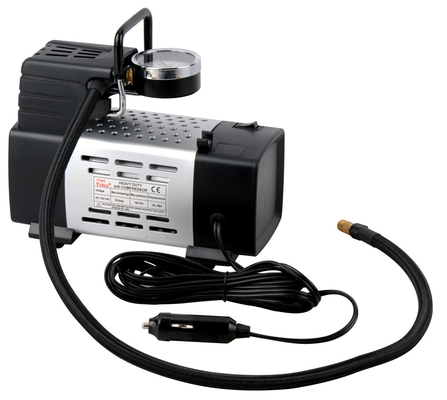 Inflação poderosa portátil do compressor de ar 150PSI do metal 12V com os 2 adaptadores do bocal