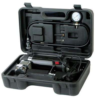 3 em 1 prata e preto do compressor de ar do metal com Kit Portable And Fast Inflation