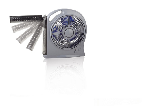 Ventiladores de refrigeração automotivos da vária função com luz do diodo emissor de luz, fã da bateria recarregável