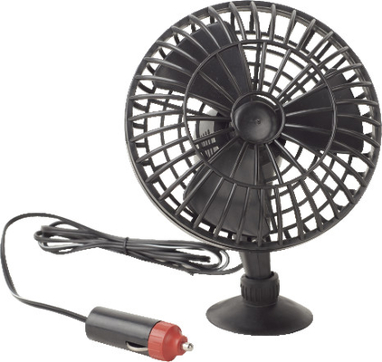 Tampa de segurança completa portátil plástica preta do ventilador de refrigeração do carro do OEM