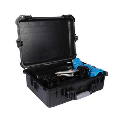 Compressor de suspensão de ar DC12V de duplo cilindro com tanque de ar