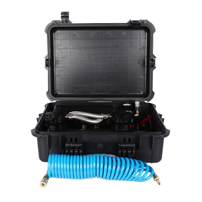 Compressor de suspensão de ar DC12V de duplo cilindro com tanque de ar