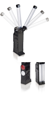 2 plásticos pretos em 1 farol 6V do carro do diodo emissor de luz da função com 3 interruptores