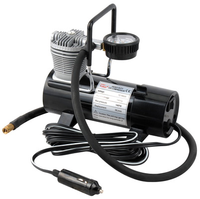 Compressores de ar portáteis do veículo do metal preto únicos para carros e o outro sistema de ar