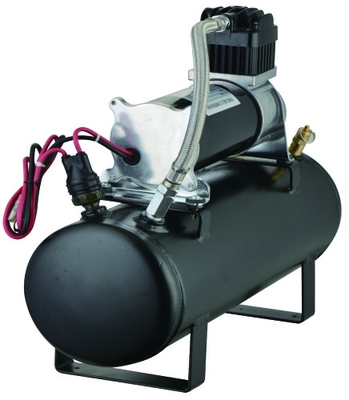sistemas de ar a bordo dos jogos da fonte de ar de 12V 150PSI metal preto de 1,5 tanques do galão para a inflação rápida