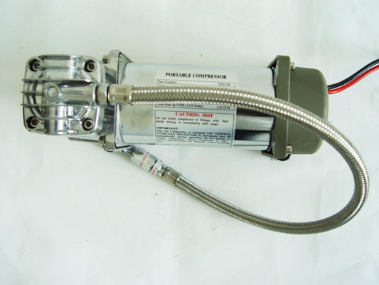 Compressor 150psi 2.18CFM da suspensão do passeio do ar da bolsa a ar de Chrome, compressor de ar do carro 12v