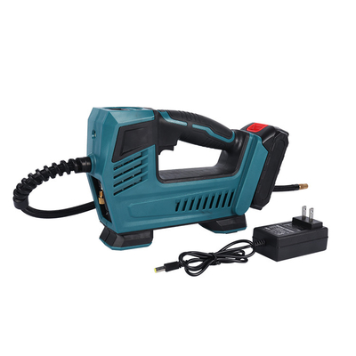 Compressor de ar de veículo de calibre digital com bateria e luz LED para o inflado de pneus de carro