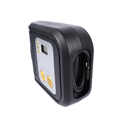 Compressor de ar de plástico portátil para carros Display digital Dc12v Bomba de pneus inflada com saco de tecido de lâmpada