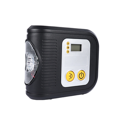 Compressor de ar de plástico portátil para carros Display digital Dc12v Bomba de pneus inflada com saco de tecido de lâmpada