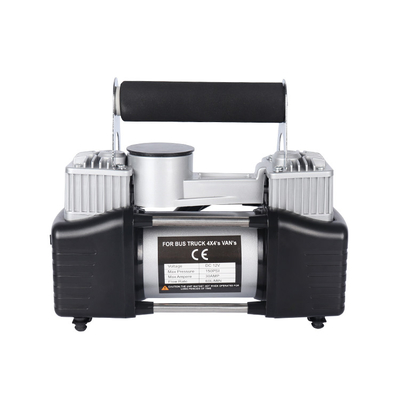 Compressor de ar de metal de dois cilindros com saco de transporte Compressor de ar de alta pressão DC 12V