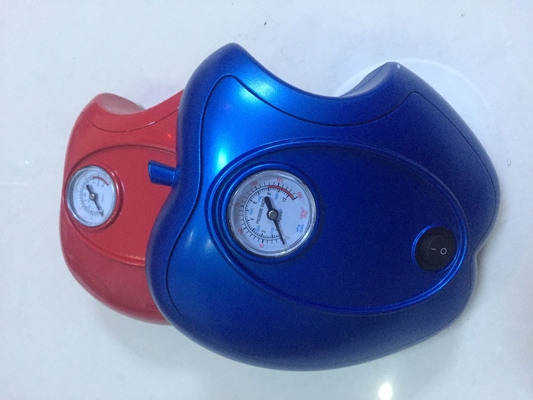 Apple dá forma cor azul/vermelha rápida plástica da inflação da bomba de ar do carro do carro DC12V,