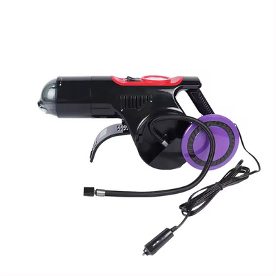 12V aspirador de vácuo e compressores de ar Mini portátil com LED luz pressão do ar medidor digital 3 em 1 Pneus inflar e C