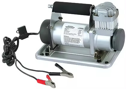 Compressor de ar para automóveis pesados Metal para caminhões offroad 4x4 Compressor de ar de prata de alta pressão Inflatores de pneus de automóveis