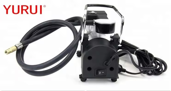 Compressor de ar de automóvel portátil de alta pressão com relógio e saco de tecido