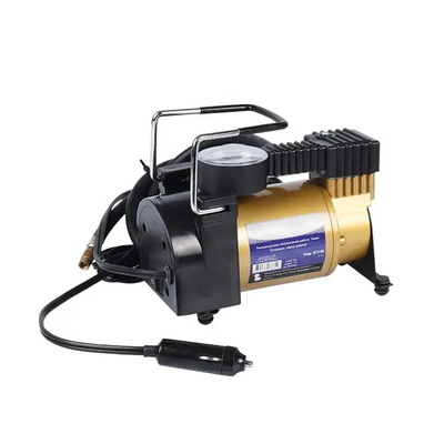 Mini bomba de pneus de cilindro único DC12v Compressor de ar metálico Inflador de pneus para caminhão