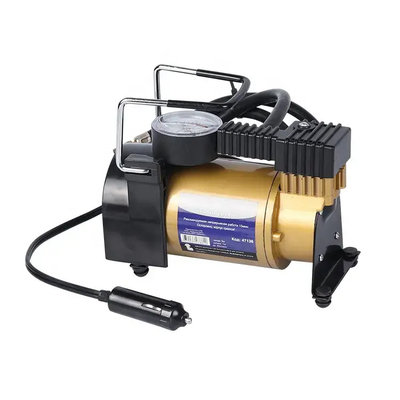 Mini bomba de pneus de cilindro único DC12v Compressor de ar metálico Inflador de pneus para caminhão