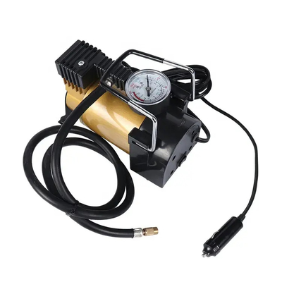 Compressor de ar metálico portátil DC12v pneumático de automóvel de cilindro único inflador de bomba de inflação rápida