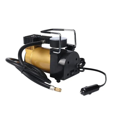 Compressor de ar metálico portátil DC12v pneumático de automóvel de cilindro único inflador de bomba de inflação rápida