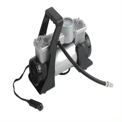 Inflador de pneus de automóveis DC 12v Pressão de metal Auto compressor de ar com caixa de plástico