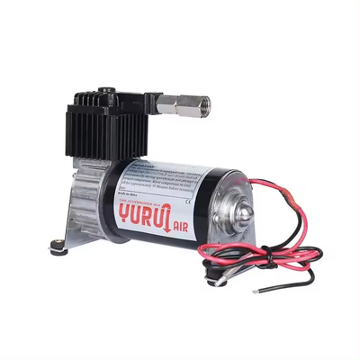 Dc 12v Air Ride Suspensão Compressor cromo e preto para caminhão