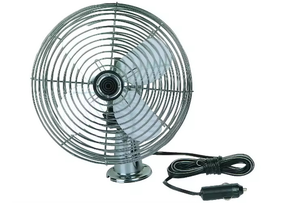 Interruptor de ligação/desligação de segurança total de proteção de metal Mini ventilador de carro com isqueiro