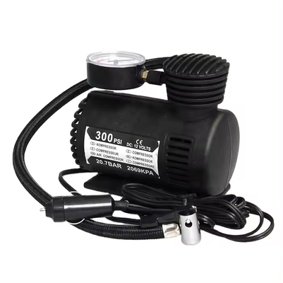 Compressor de ar DC12v de plástico com conector de isqueiro de cigarro