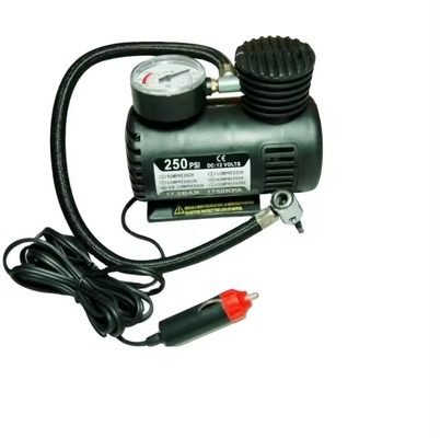 Compressor de ar DC12v de plástico com conector de isqueiro de cigarro