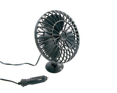 Polegadas portátil da C.C. 12v dos fãs de Mini Black Plactic Vehicle Cooling 4 com adsorção