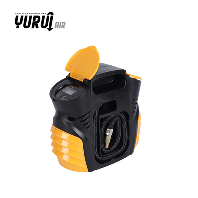 DC12V Portátil Mini Car Air Pump Luz LED Com Medidor Digital