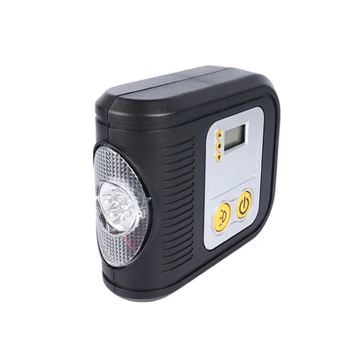 Compressor de ar de automóvel portátil com exibição digital para inflação de pneus de automóvel com luz LED