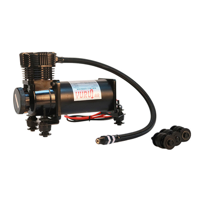 Compressor de suspensão de ar para automóveis DC12V cromado com baixo ruído