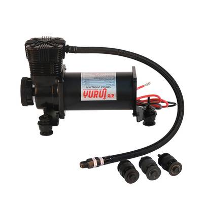 Compressor de suspensão de ar para automóveis DC12V cromado com baixo ruído