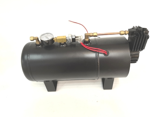 Compressor de suspensão de elevação de ar durável de 2 em 1 Kit de fonte de ar de carro com tanque de ar de 1,0 galão