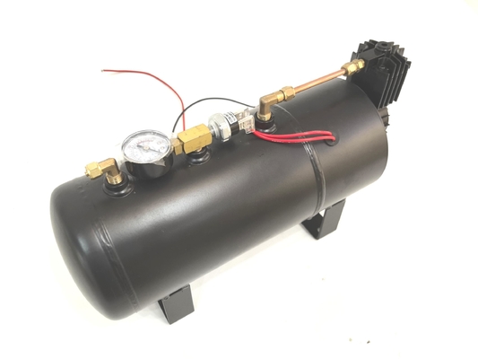 Compressor de suspensão de elevação de ar durável de 2 em 1 Kit de fonte de ar de carro com tanque de ar de 1,0 galão