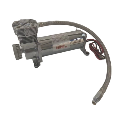 Compressor de suspensão de ar para automóveis DC12V cromado com baixo ruído