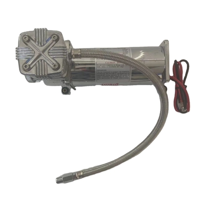 Compressor de suspensão de ar para automóveis DC12V cromado com baixo ruído