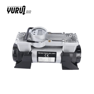 Compressor de ar de automóvel portátil de metal DC12V com kit de compressor de caixa de plástico