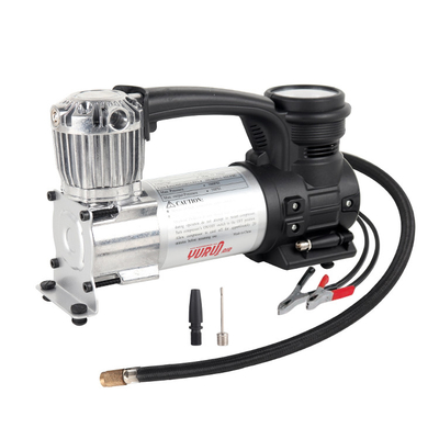 Metal de cilindro único para caminhão off-road 4x4 compressor de ar de prata de alta pressão infladores de pneus de carro