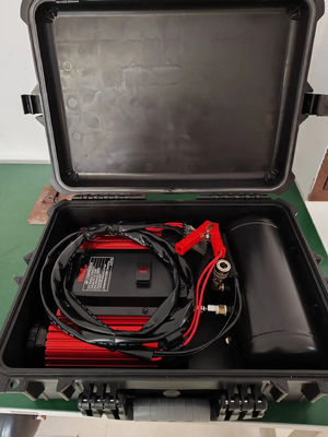 Compressor de ar de duplo cilindro off-road com inflador de pneus de carro de caixa de plástico