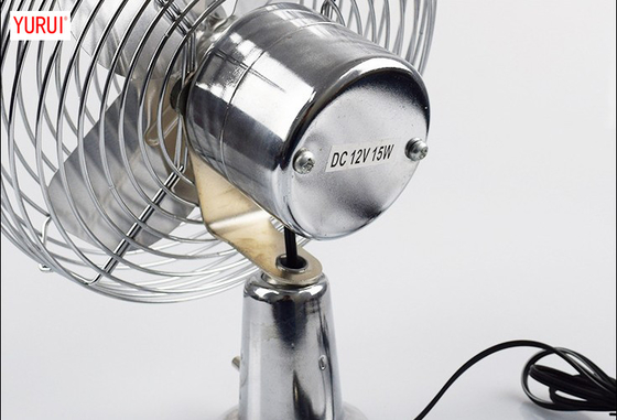 Cor de prata portátil 6" do ventilador de refrigeração do carro do caminhão oscilando uma garantia do ano