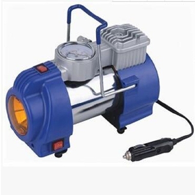 Oem potável dos compressores de ar 12v do veículo do metal 100psi com calibre da lâmpada