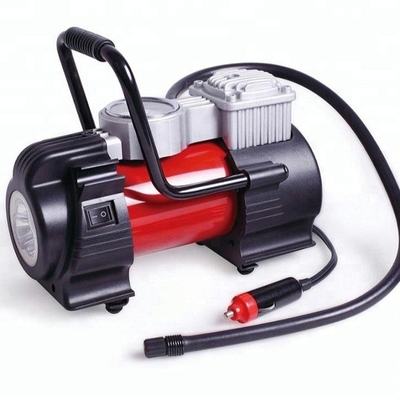 Oem potável dos compressores de ar 12v do veículo do metal 100psi com calibre da lâmpada