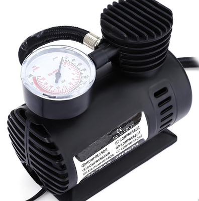 O auto compressor de ar preto para pneumáticos do carro, Ce alistou a bomba portátil do pneu de carro