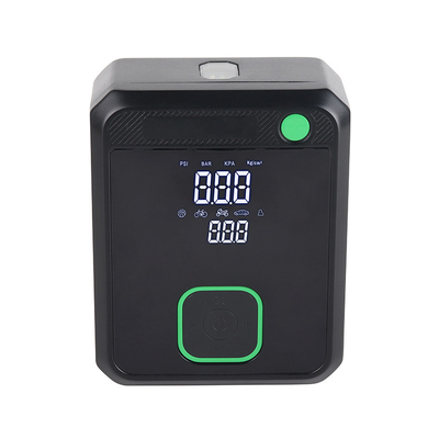 Inflador de pneus elétricos LCD com exibição digital, bomba de ar para automóveis com função de desinflação