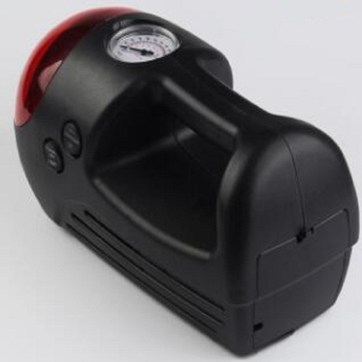 Compressor de ar portátil elétrico preto, bomba de ar personalizada para pneus de carro