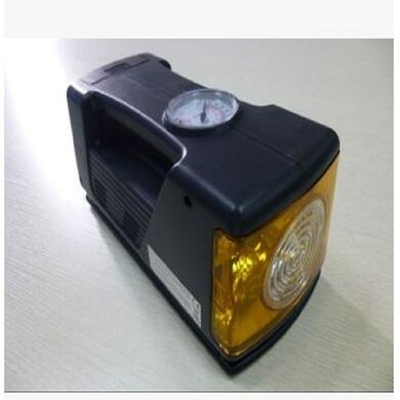 Três em uma cor portátil do preto do compressor de ar Dc12v do carro 250psi com lâmpada